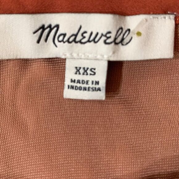 NWOT Madewell Velvet Tulip-Sleeve Ruffle Top - Picture 5 of 7